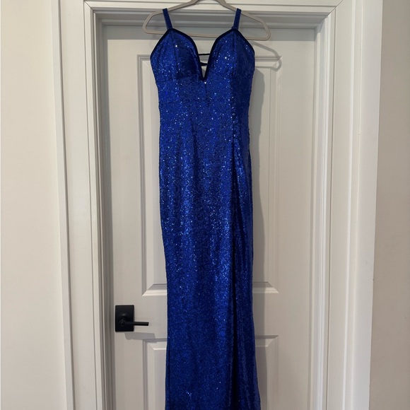 Honey and Rosie Dresses & Skirts - Blue Sparkly Prom Dress